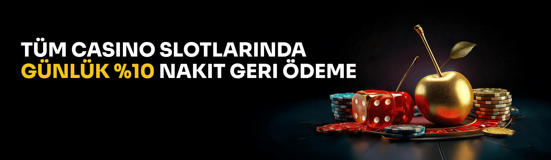 Tüm casino slotlarında günlük %10 nakit geri ödeme
