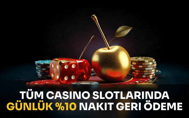 Tüm casino slotlarında günlük %10 nakit geri ödeme