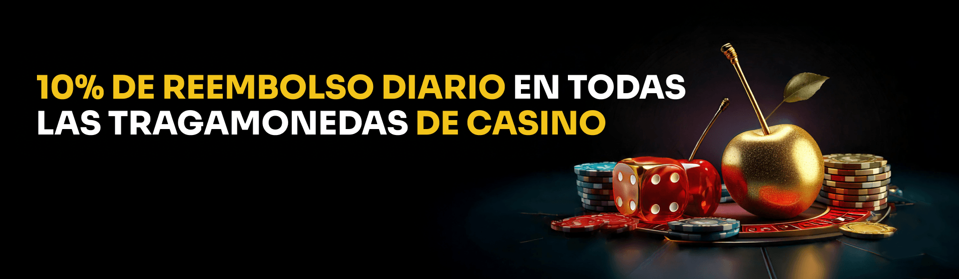 10% de reembolso diario en todas las tragamonedas de casino