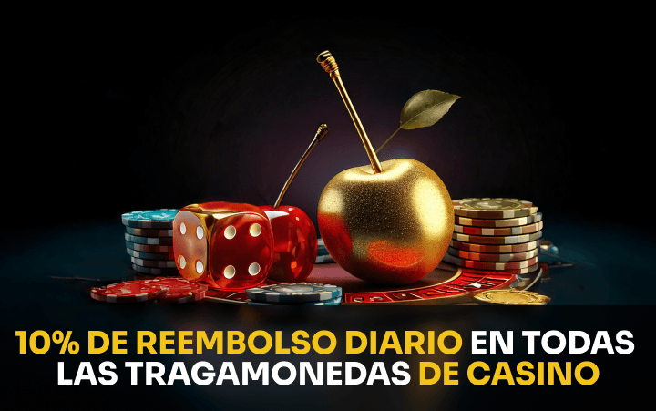 10% de reembolso diario en todas las tragamonedas de casino